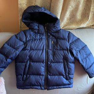 Polo toddler boys coat w/ removable hood